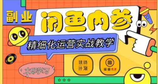 闲鱼精细化运营入门+高阶实战教学,从底层逻辑到轻松变现,多维度玩转闲鱼副业