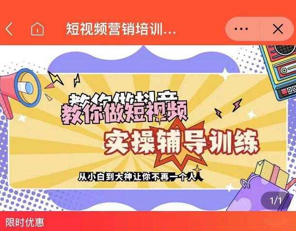 蕊总很忙·短视频营销培训实操课教你快速入门,教你做抖音短视频