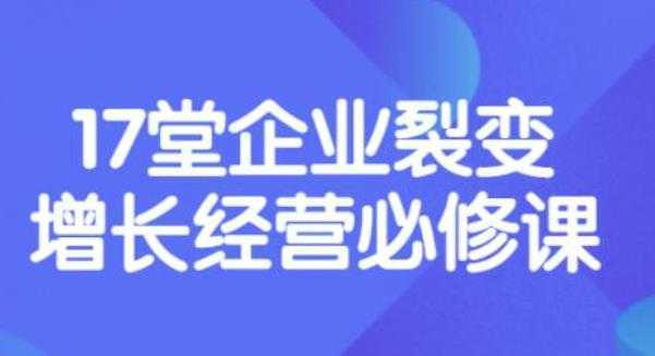 盈利增长17堂必修课,企业裂变增长的经营智慧,带你了解增长的本质