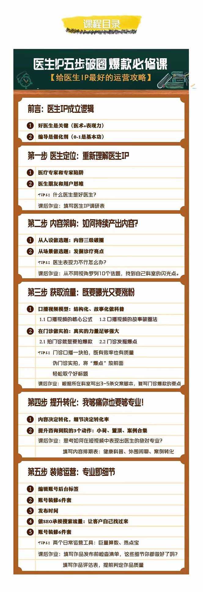 医生IP·5步破圈:黄V医生IP百万爆款从0到1的必修课 学习内容运营的底层…
