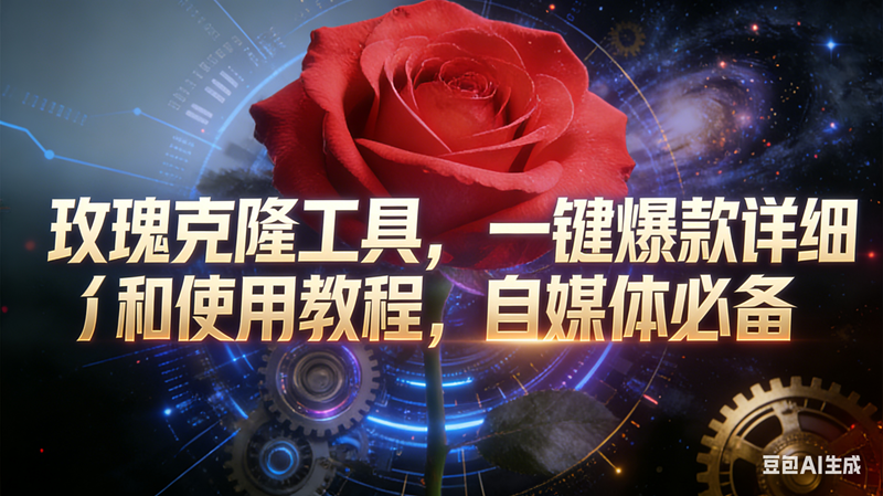 玫瑰克隆工具,鲁大魔ai,自媒体必备神器,一键爆款,详细介绍,和使用教程