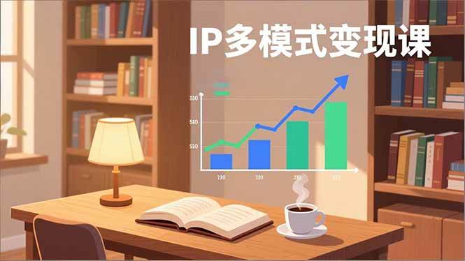 IP多模式变现课,广告分成、种草激励、Live图带货,开拓多元收入,副业稳定月入过万