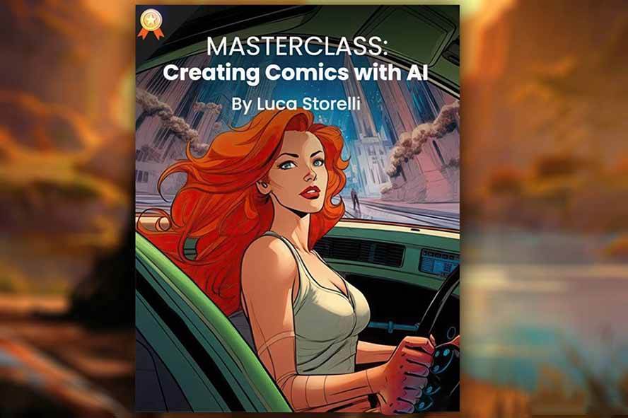 Midjourney AI漫画创作课,脚本构思、人物设计、排版合成,零基础创作完整漫画或系列插画