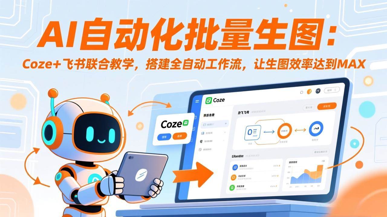 AI自动化批量生图:Coze+飞书联合教学,搭建全自动工作流,让生图效率达到MAX
