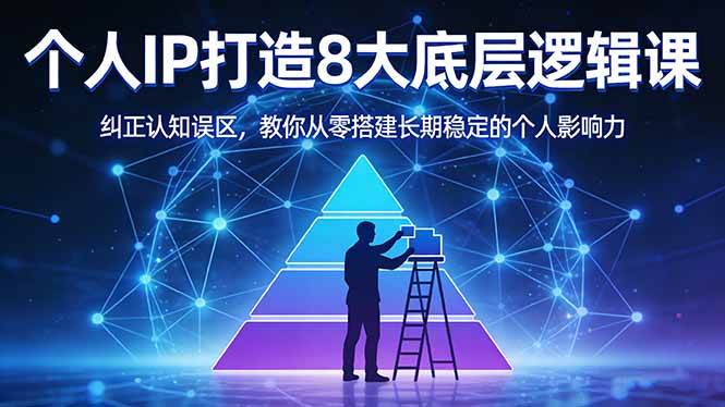 付费文章:个人IP打造8大底层逻辑课:纠正认知误区,教你从零搭建长期稳定的个人影响力