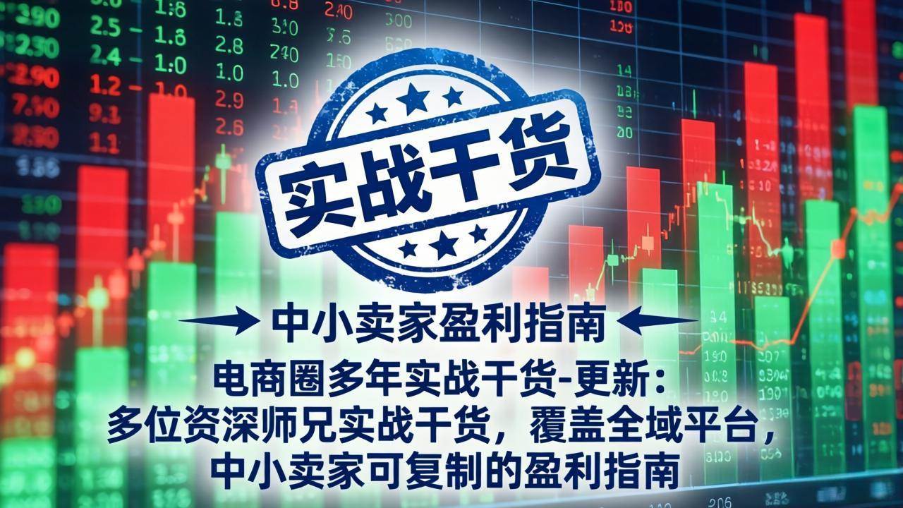 电商圈多年实战干货-更新4月:多位资深师兄实战干货,覆盖全域平台,中小卖家可复制的盈利指南
