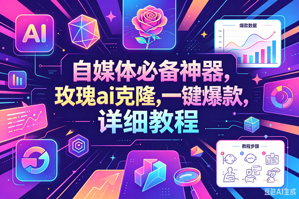 玫瑰克隆工具,一键ai神器,爆款工具,自媒体必备,60多个功能,的详细教程