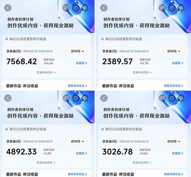 抖音伙伴计划最新玩法,无需配音剪辑,10分钟出一条原创视频,轻松日入三位数