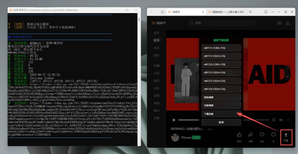 Github热门工具,视频号下载神器又来了!一键注入下载按钮,轻松下载,使用便捷wx_channel