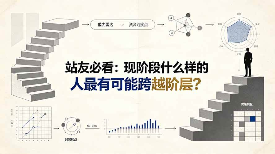 付费文章:站友必看:现阶段什么样的人最有可能跨越阶层?