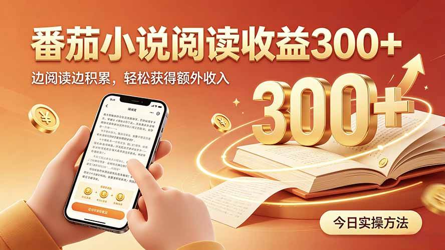 全自动番茄挂机玩法,日入300+,操作门槛低,一台电脑即可开展