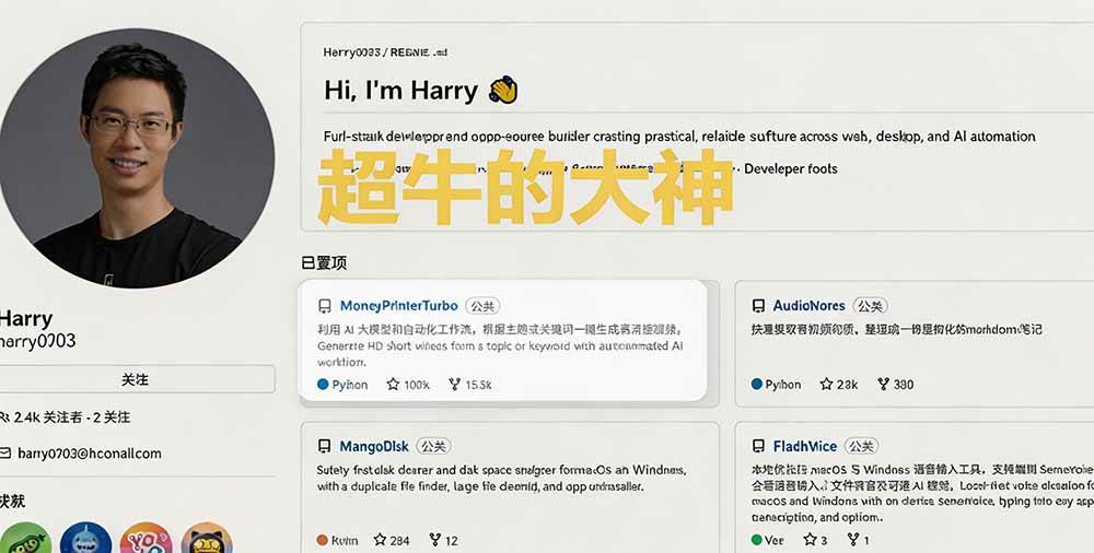 在Gtihub上做出10万 stars 的大神,又发布新项目了!一键让磁盘更干净,开源免费清理工具 MangoDisk