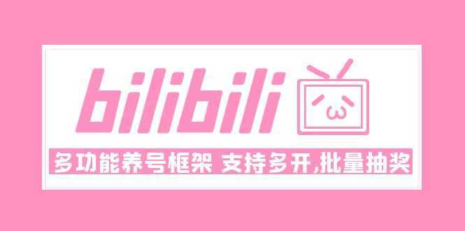 Bilibili多功能养号框架,支持多开,批量抽奖!!