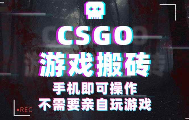 CSGO游戏挂机捡漏，单日扫货500+，年底小高峰上车可吃肉，手机即可操作&#8230;