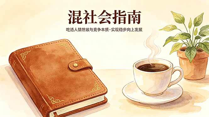 付费文章：混社会指南，吃透人情世故与竞争本质，实现稳步向上发展