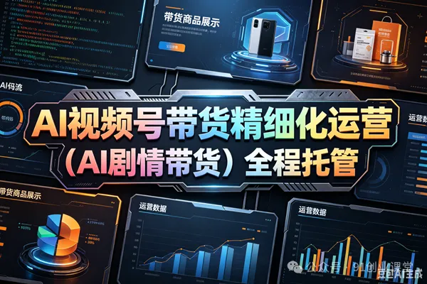 视频号精细化代运营，历时两个月研究测试的新玩法，社裙免费参加