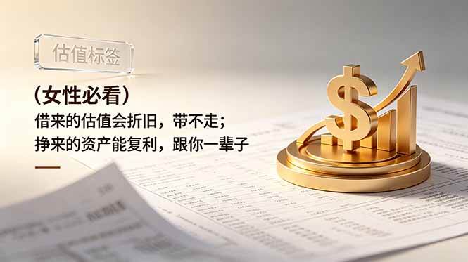 付费文章：借来的估值会折旧，带不走；挣来的资产能复利，跟你一辈子