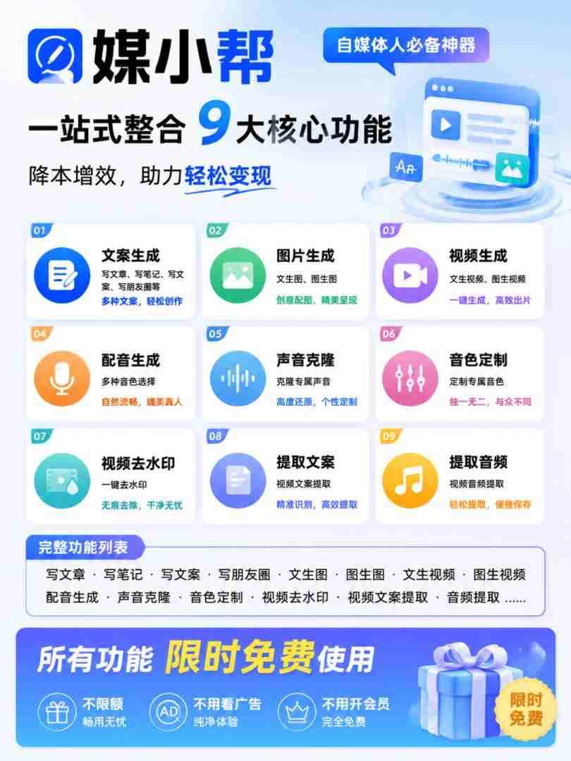干货！5分钟教你搭建一款《自媒体万能工具箱》，自用引流都不错