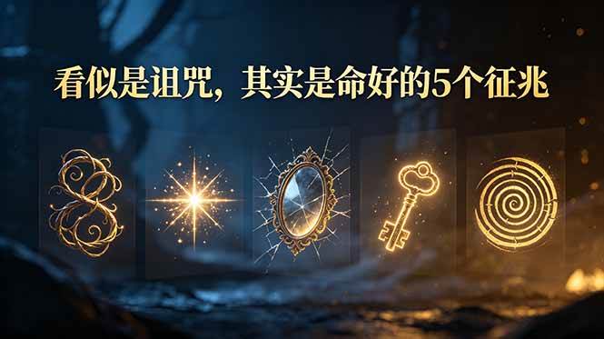 付费文章：看似是诅咒，其实是命好的5个征兆