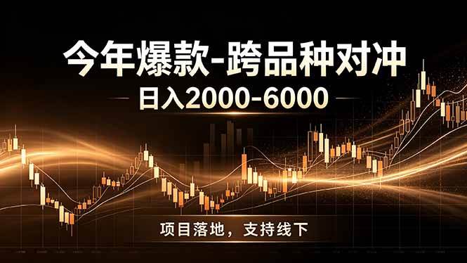 全新跨品种对冲模式上线！日稳定盈利 2000-6000，合规长久可批量放大