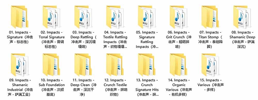 4400+个史诗级音效素材包！专业预告片、史诗级的紧张感与氛围声音包，中文分类，超级精选包