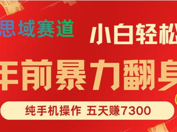年前爆火项目，5天赚了7300
