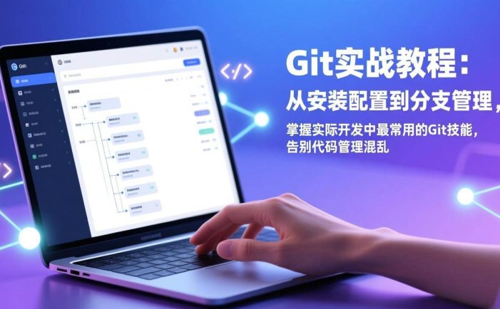 Git实战教程：从安装配置到分支管理，掌握实际开发中最常用的Git技能，告别代码管理混乱