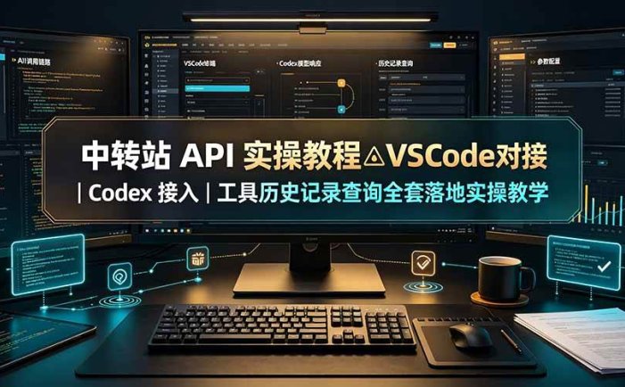中转站 API 实操教程△VSCode 对接｜Codex 接入｜工具历史记录查询全套落地实操教学
